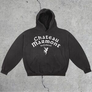 Vintage style Chateau Marmont Black Hoodie